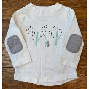 Oliver & Rain Bear in the Woods Long Sleeve Shirt Size 12 M